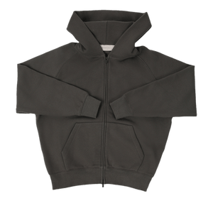 Fear of God Essentials Kids Fullzip Hoodie 'Off Black'