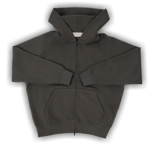 Fear of God Essentials Kids Fullzip Hoodie 'Off Black'