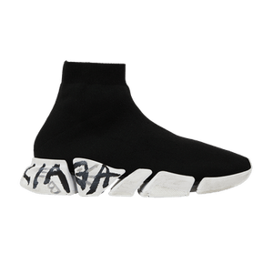 Balenciaga Speed 2.0 Sneaker 'Worn-Out Graffiti - Black'