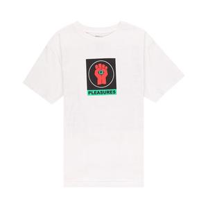 Pleasures Badge T-Shirt 'White'