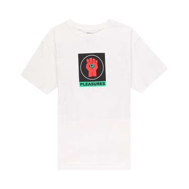 Pleasures Badge T-Shirt 'White'