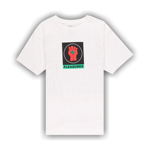 Pleasures Badge T-Shirt 'White'
