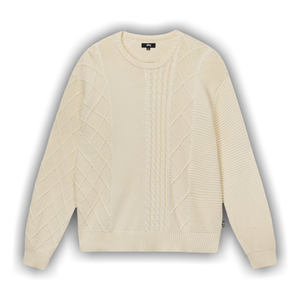 Stussy Patchwork Sweater 'Natural'