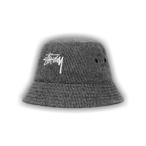 Stussy Zig Zag Stock Bucket Hat 'Black'