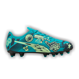 Christian Pulisic x Puma Ultra Legacy FG/AG Big Kid 'Allover Print - Deep Aqua'