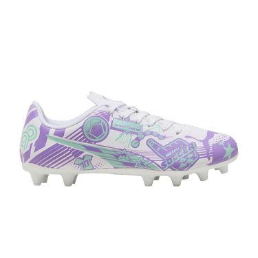 Christian Pulisic x Puma Ultra Legacy Big Kid 'White Purple Glimmer'