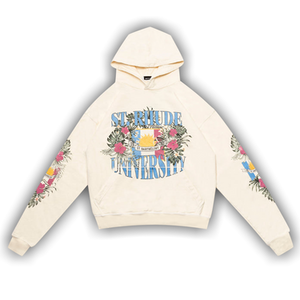 Rhude St. Rhude University Hoodie 'Vintage White'