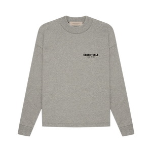 Fear of God Essentials Long-Sleeve Tee 'Dark Oatmeal'