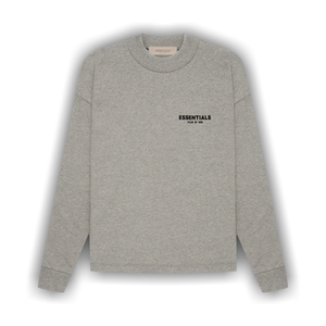 Fear of God Essentials Long-Sleeve Tee 'Dark Oatmeal'