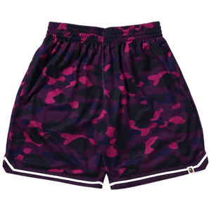 BAPE Color Camo Wide Fit Basketball Shorts 'Purple'