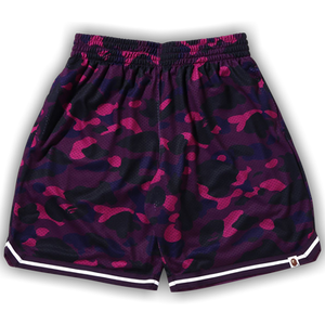 BAPE Color Camo Wide Fit Basketball Shorts 'Purple'