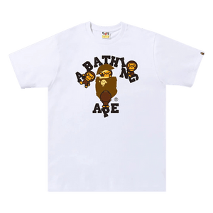 BAPE College Milo Tee 'White'
