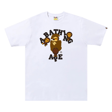 BAPE College Milo Tee 'White'