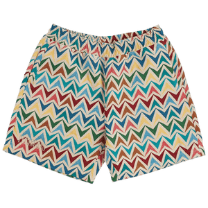 Pleasures Basket Woven Shorts 'Multicolor/Khaki'