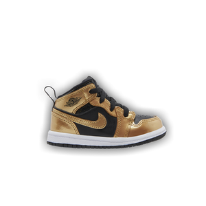 Air Jordan 1 Mid SE TD 'Metallic Gold Black'