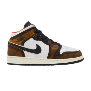 Air Jordan 1 Mid SE GS 'Wear-Away - Taxi'
