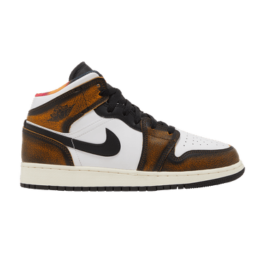 Air Jordan 1 Mid SE GS 'Wear-Away - Taxi'