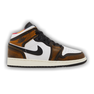 Air Jordan 1 Mid SE GS 'Wear-Away - Taxi'