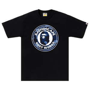 BAPE Color Camo Busy Works Tee 'Black/Navy'