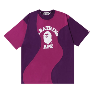 BAPE Cutting College Relaxed Fit Tee 'Purple'