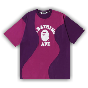 BAPE Cutting College Relaxed Fit Tee 'Purple'