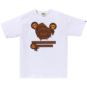 BAPE Valentine Chocolate Baby Milo Tee 'White'