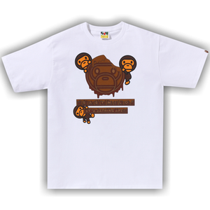 BAPE Valentine Chocolate Baby Milo Tee 'White'