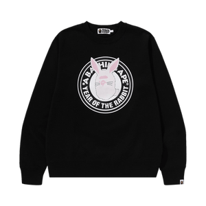 BAPE Year Of The Rabbit Crewneck M 'Black'