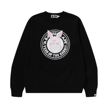 BAPE Year Of The Rabbit Crewneck M 'Black'
