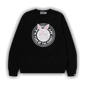 BAPE Year Of The Rabbit Crewneck M 'Black'