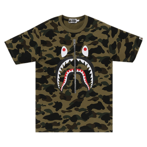 BAPE 1st Camo Shark Tee 'Green'