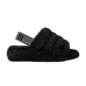 UGG Wmns Fluff Yeah Slide 'Black Dark Shadow'