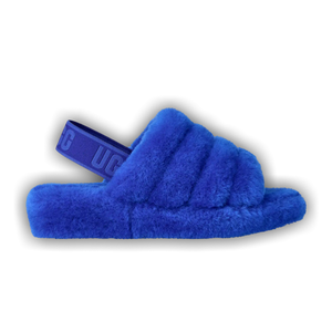 UGG Wmns Fluff Yeah Slide 'Regal Blue Dazzling Blue'