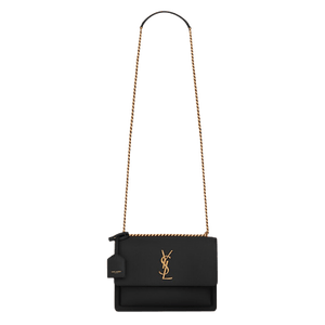 Saint Laurent Sunset Medium Chain Bag 'Black'
