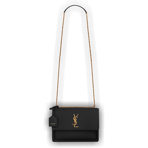 Saint Laurent Sunset Medium Chain Bag 'Black'
