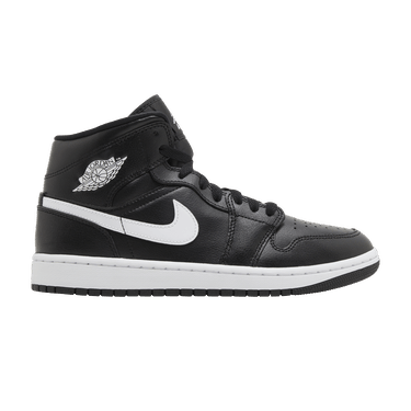 Wmns Air Jordan 1 Mid 'Black White'