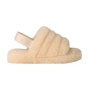 UGG Fluff Yeah Slide Kids 'Natural Sea Salt'