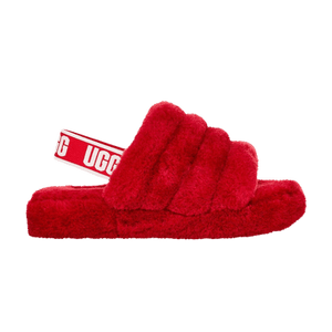 UGG Fluff Yeah Slide Kids 'Ribbon Red'