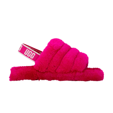 UGG Fluff Yeah Slide Kids 'Rock Rose'
