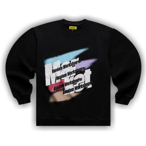 Market Random Workshop Splatter Crewneck Sweatshirt 'Charcoal'
