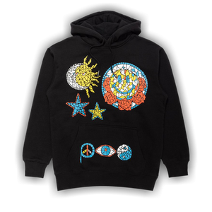 Market Smiley Mosaic Hoodie 'Black'