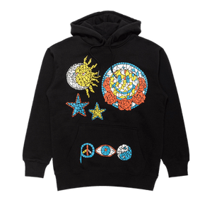 Market Smiley Mosaic Hoodie 'Black'