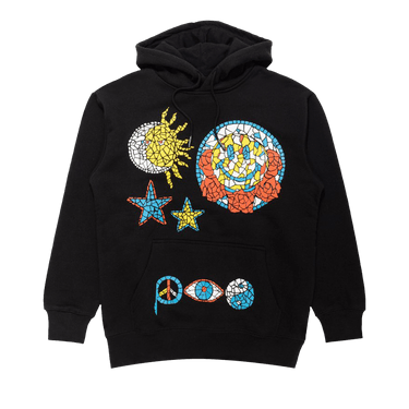 Market Smiley Mosaic Hoodie 'Black'