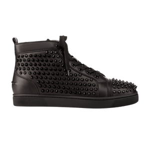 Christian Louboutin Louis Flat Calf Spikes 'Black'