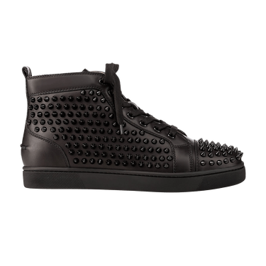 Christian Louboutin Louis Flat Calf Spikes 'Black'