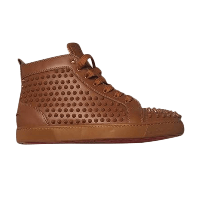 Christian Louboutin Louis Flat Spikes 'Ecureuil' 1101083