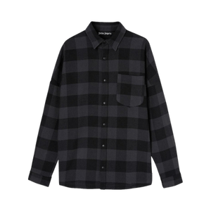 Palm Angels Classic Logo Overshirt 'Black/White'