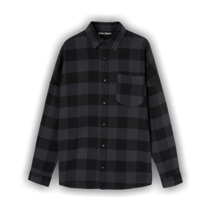 Palm Angels Classic Logo Overshirt 'Black/White'