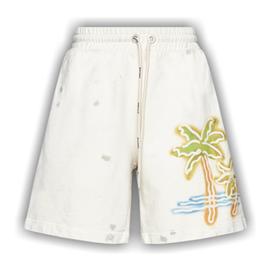 Palm Angels Palm Neon Sweatshorts 'Off White/Multicolor'