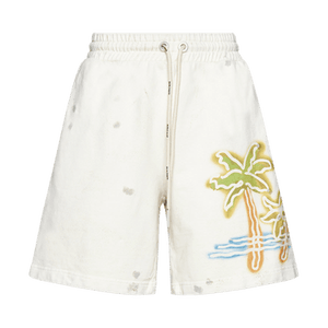 Palm Angels Palm Neon Sweatshorts 'Off White/Multicolor'